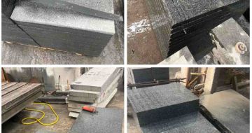 宁夏 芝麻黑地铺石材