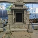 宁夏 芝麻灰高档墓碑、土墓，一套也支持定做