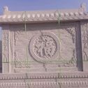 宁夏 芝麻白花岗岩屏风，照壁，影壁