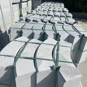 宁夏 芝麻灰弧形路沿石