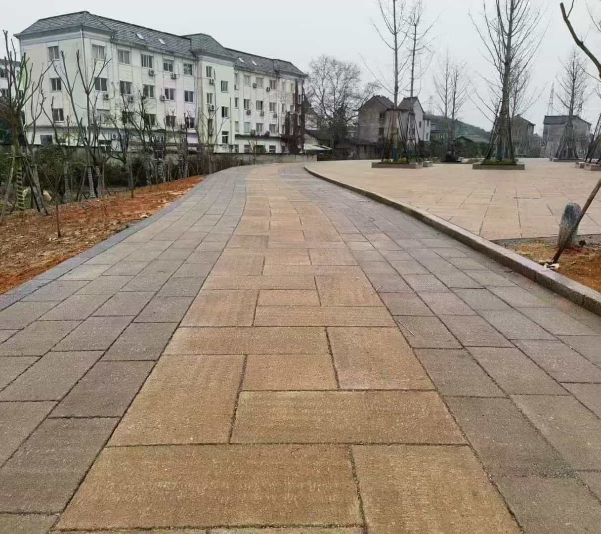 宁夏仿古石铺装效果