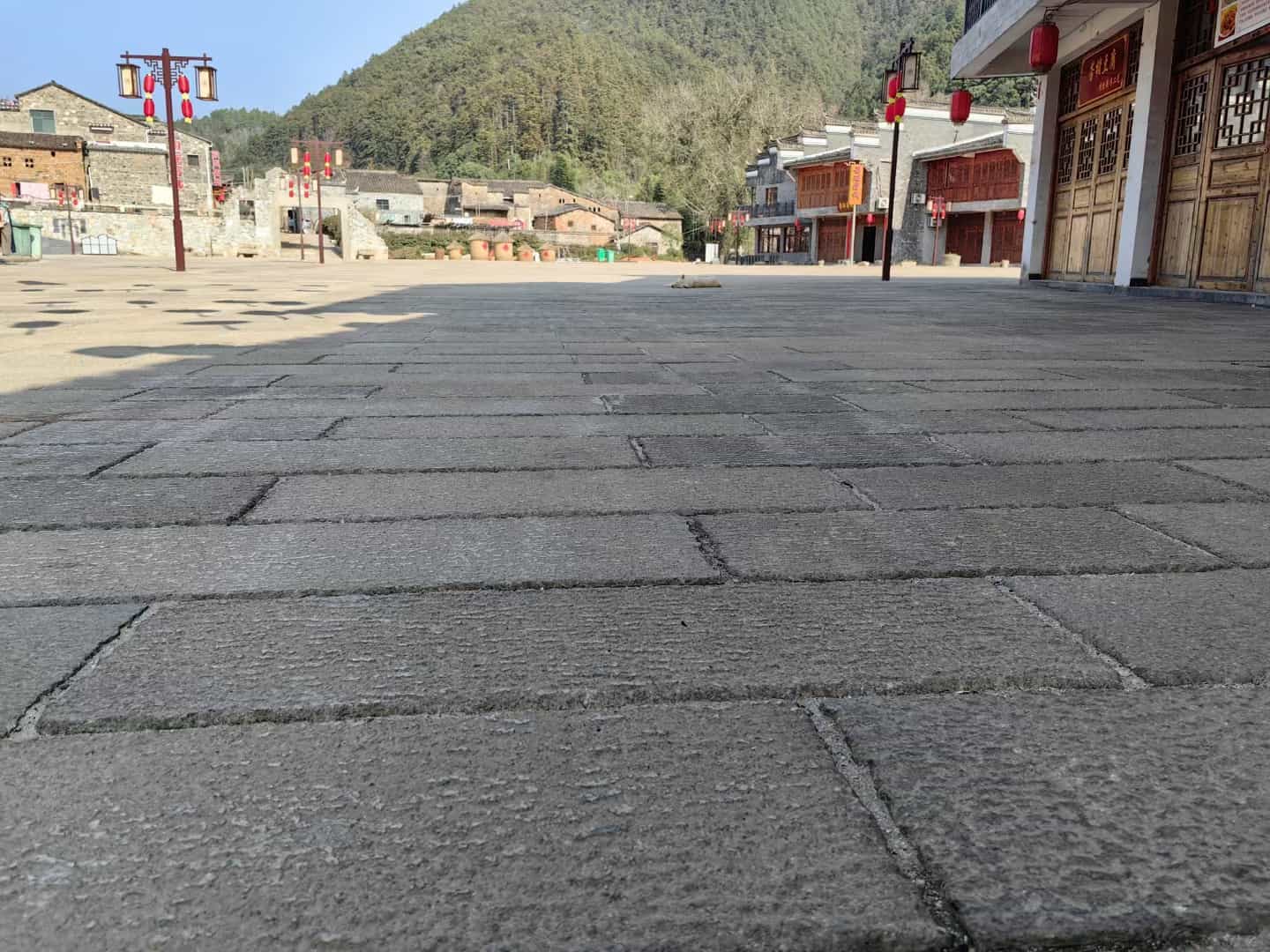 宁夏仿古石铺装效果